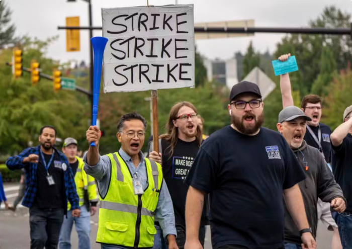 Trabalhadores Da Boeing Rejeitam Acordo Trabalhista Greve Entra Na