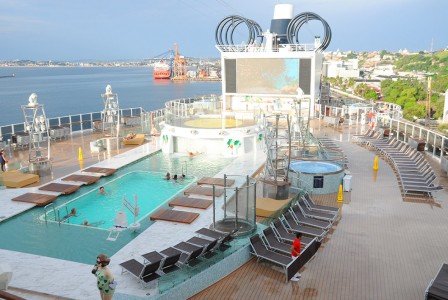 MSC Seaview no Brasil: a partida de Salvador para a viagem inaugural; veja fotos