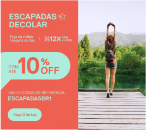 Resultado de imagem para Nova campanha publicitÃ¡ria do Decolar destaca viagens curtas e incentiva o brasileiro a viver viajando