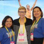 Barbara Picolo, da ETS, e Marisol Berrios e Joyce Cordeiro, da Tampa Bay