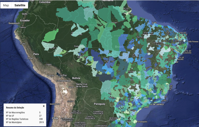 Mapa do Turismo Brasileiro chega a mil municípios e regiões turísticas em