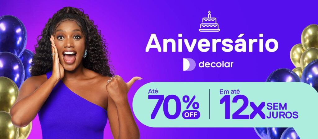 image3 Decolar lança campanha de aniversário com descontos de até 70%