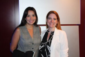 Natália Strucchi, do M&E junto com Fernanda Zebral, da MSC