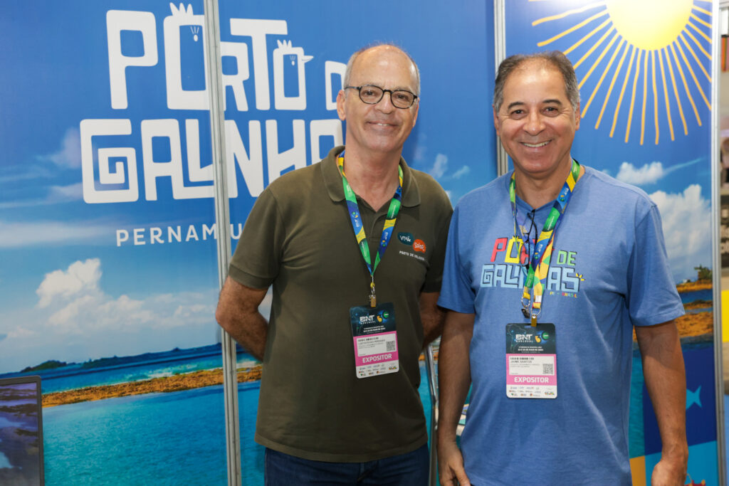 Luiz Estevão e Jaime Santos, hoteleiros de Porto de Galinhas