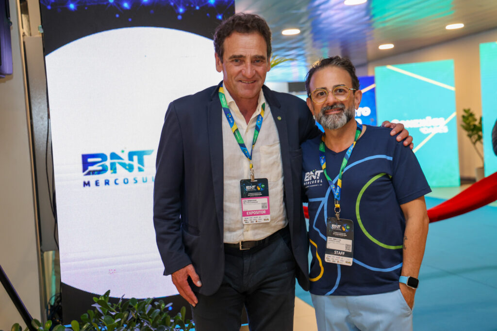 Milton Zuanazzi do MTur e Geninho Goes da BNT Mercosul Ministério do Turismo demonstra apoio e leva projetos para BNT Mercosul 2024