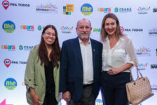 Ana Clemente e Luciane Leite, da Setur-SP com Toni Sando, do Visite São Paulo