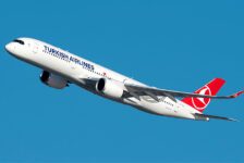 O número de passageiros transportados foi de 7,2 milhões, com um fator de ocupação internacional de 79,3% e um fator de ocupação doméstico de 84,2% (Divulgação_Turkish Airlines)
