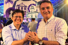 Miguel Ângelo, novo secretário do Turismo da Paraíba com Ferdinando Lucena, presidente do PBTur (Foto: reprodução/Instagram)