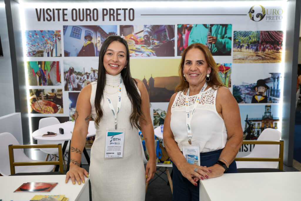 Glauciene Gonçalves e Sônia Rezende, da Secretaria de Cultura e Turismo de Ouro Preto