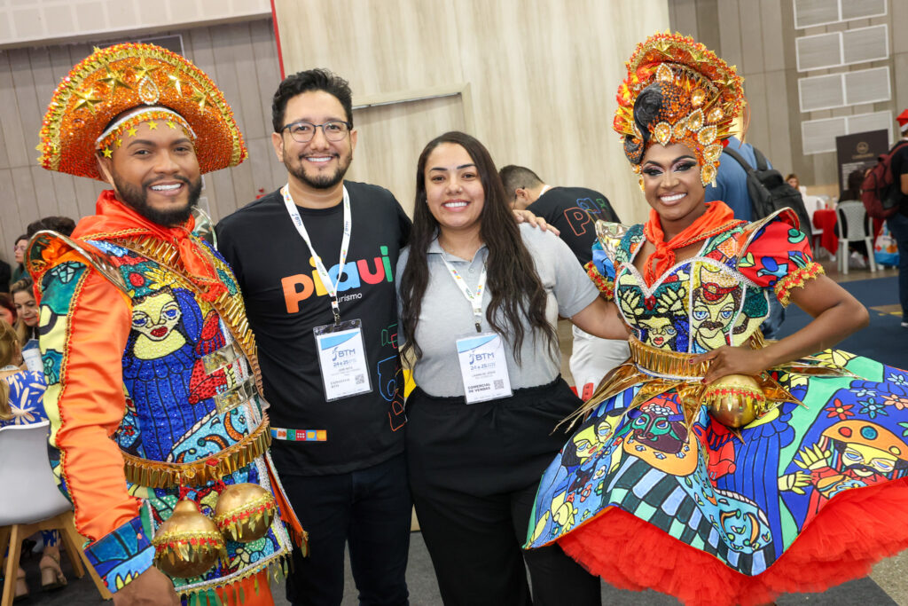 José Neto, secretário de Turismo do Piauí, e Laiana de Jesus, da BBC Eventos