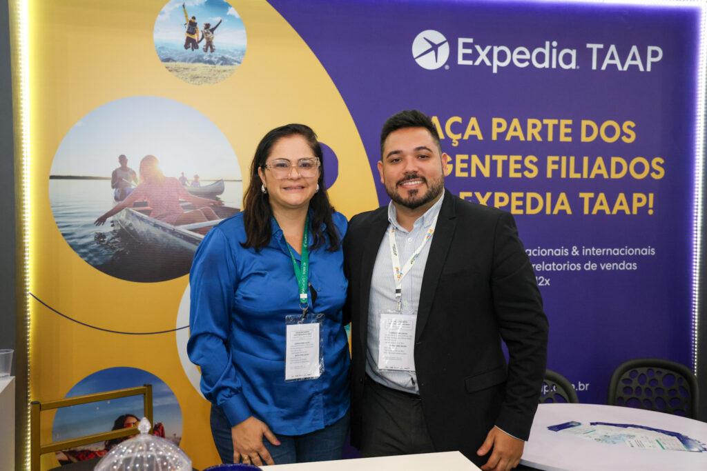 Simone Peixoto e Eduardo Senra, da Expedia TAAP