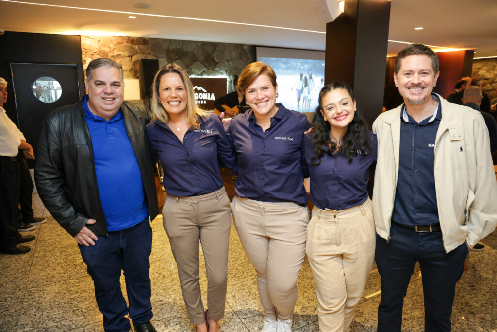 Arthur Filho, Masterop Operadora, Fernanda Oliveira, Juliana Nogueira e Mariana Spalding, do Grupo Wish, Diego Diegues, Masterop Operadora