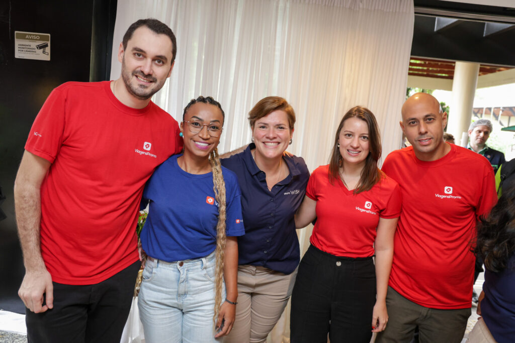 Rafael Ortiz, Deise Gomes, Grasielle Santos e Wagner Moraes, da ViagensPromo