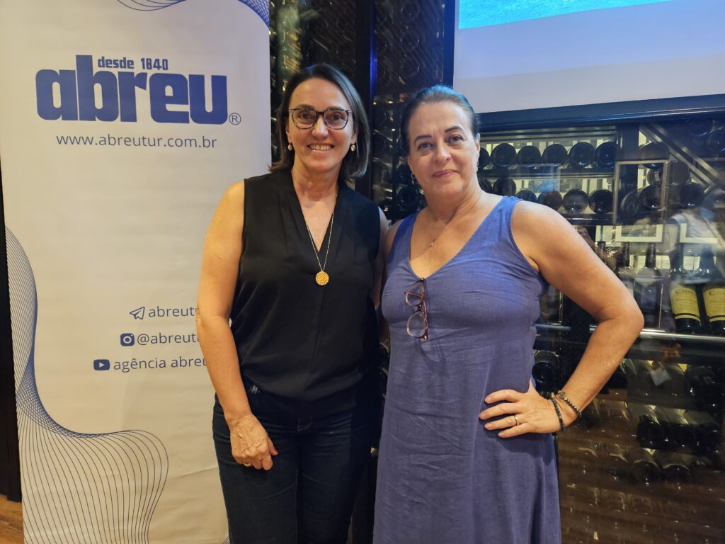 Silvana Franzoi e Elizabeth Cervino, da Valência Turismo