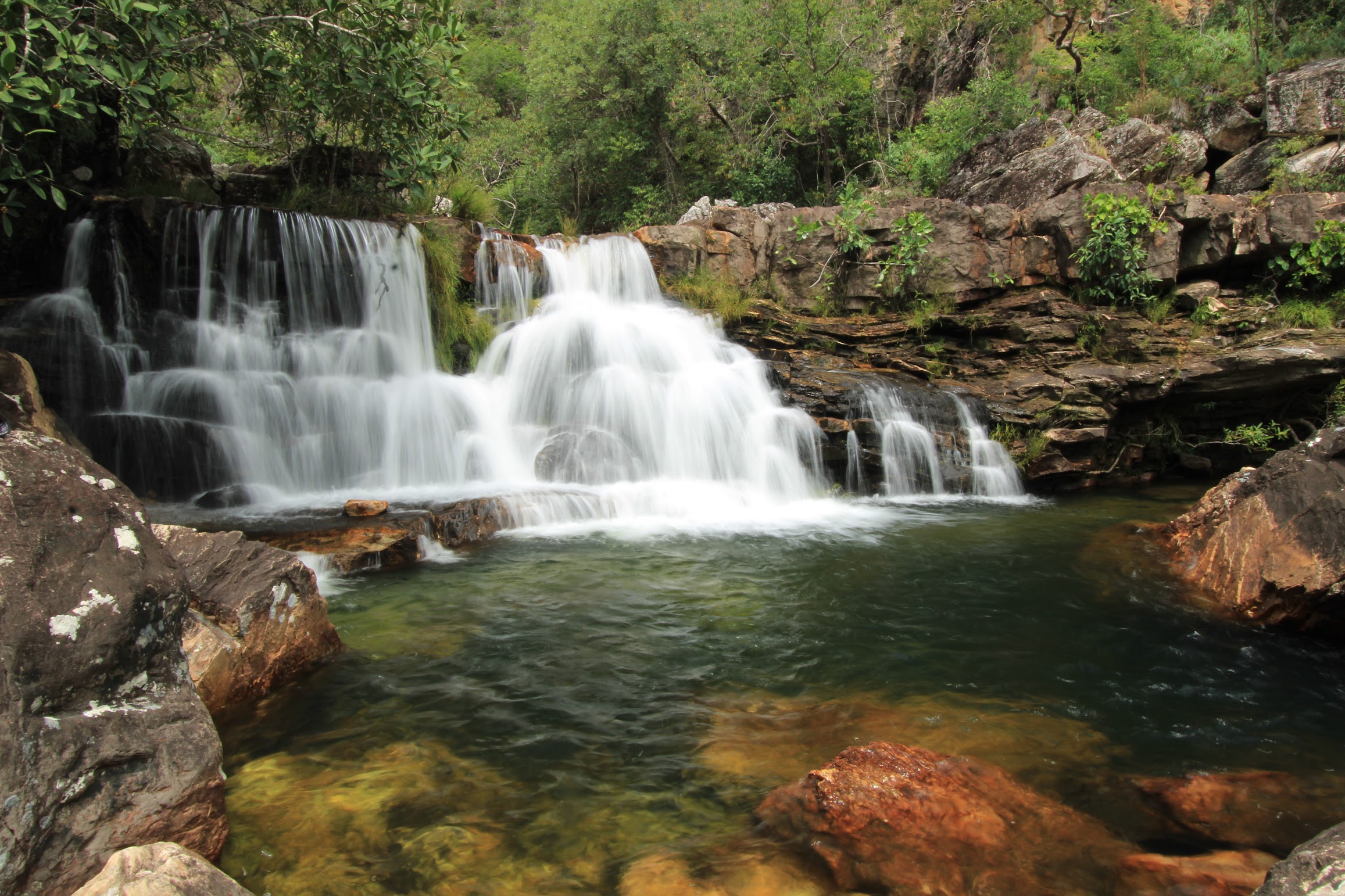 Cachoeira do Encanto Santuario Volta da Serra Foto VisitVeadeiros Por Coleci Turismo Inframérica e Aeroporto de Brasília apoiam Chapada Week e incentivam o turismo na joia do Cerrado