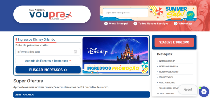 (Reprodução do site/VouPra)