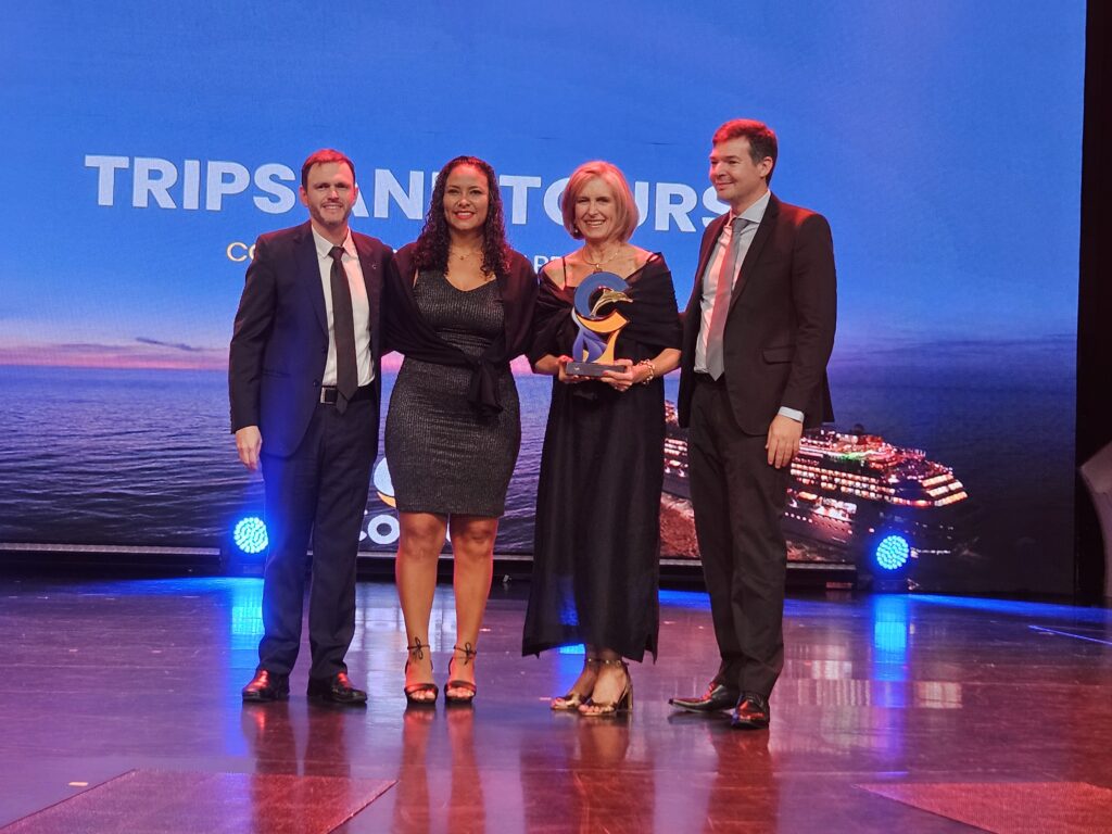 Trips And Tours recebe prêmio da categoria TOP