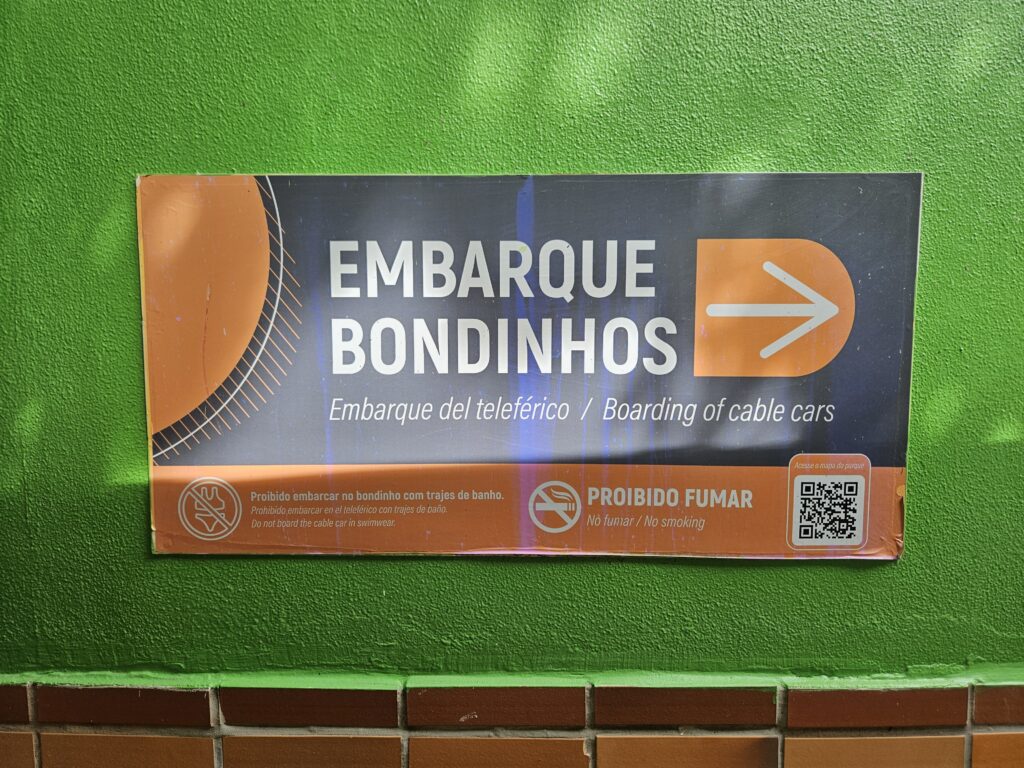 Entrada para o Bondinho de BC