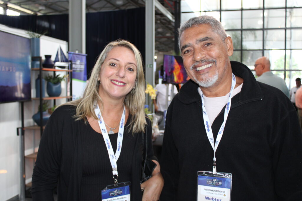 Barbara Ferreira e Antonio Ribeiro, da Legrand Viagens