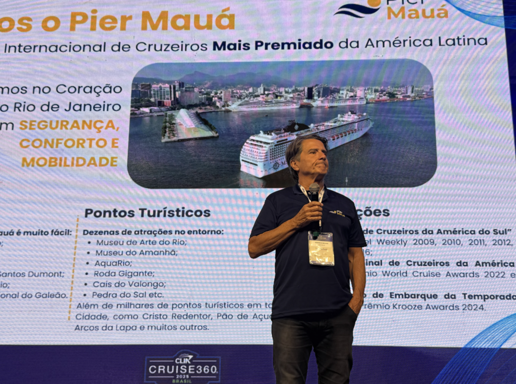 Américo da Rocha, diretor de operações do Pier Mauá (Felipe Abílio/M&E)