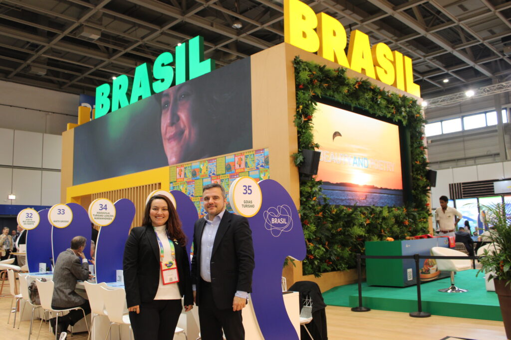 Alexandrina Alves e Alexandre Resende, de Goiás Turismo