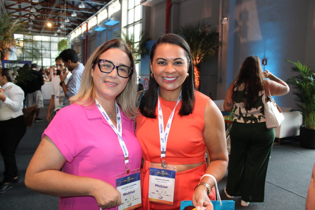 Ildlaine Oliveira, da Ágape Travel, e Miriam Queiroz, da Msq Travel