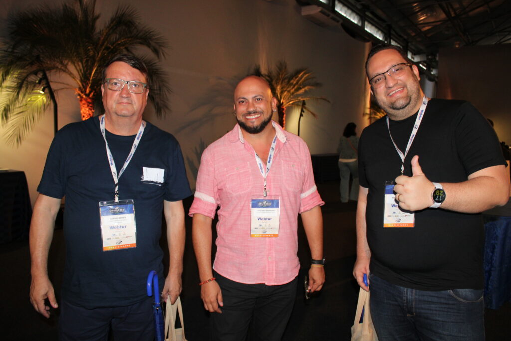 Sérgio Beires, Cristiano Brandinho e Rafael Beires, da CVC Jacu Pêssego