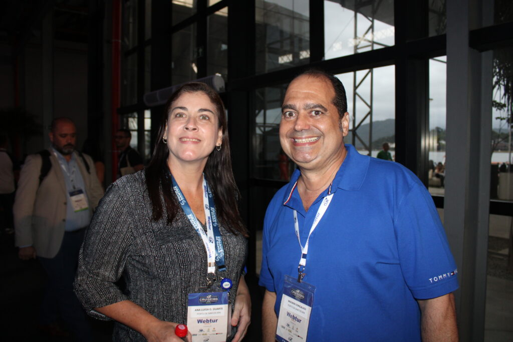 Ana Luisa Duarte e Wagner Gonçalves, do Porto de Santos