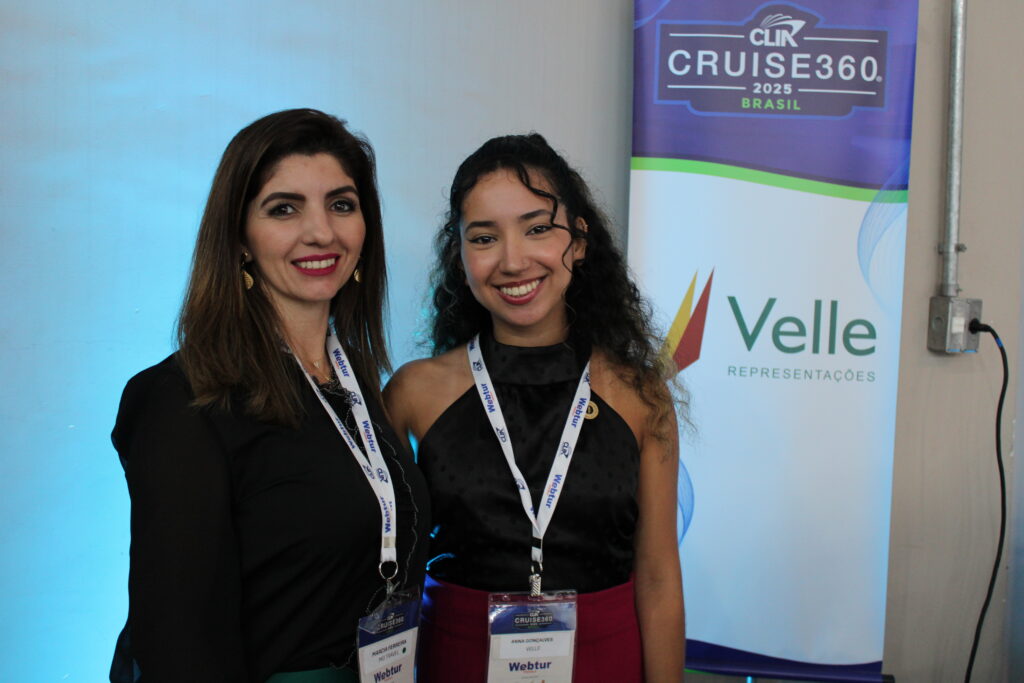 Marcia Ferreira, da MG Travel, e Anna Gonçalves, da Velle