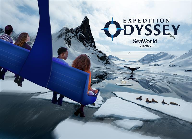 Expedition Odyssey apresentará tecnologia de ponta, imagens reais  e encontros próximos com a vida selvagem do Ártico em uma experiência para toda a família (Divulgação/United Parks/SeaWorld)